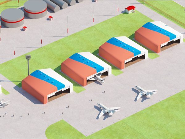 АНГАРНЫЕ ВОРОТА ШТОРНОГО ТИПА МУЛЬТИСЕКЦИОННЫЕ — изображение 4